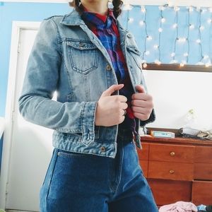 Ranbeeri cropped denim jacket size M